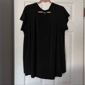 Torrid crepe v neck top